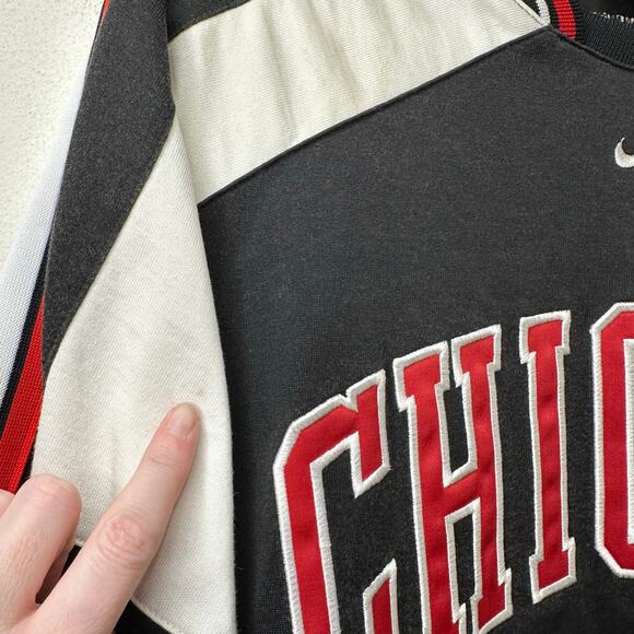 Md Vtg 90s Nike Michael Jordan Bulls Warm-Up Practice Jersey Tee MJ Last Dance - Picture 7 of 10